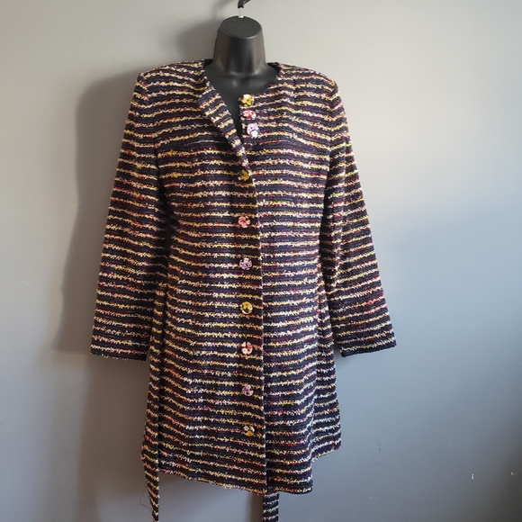 Cabi Headline Topper Tweed Coat size 8 Style# 5660 - Picture 11 of 14